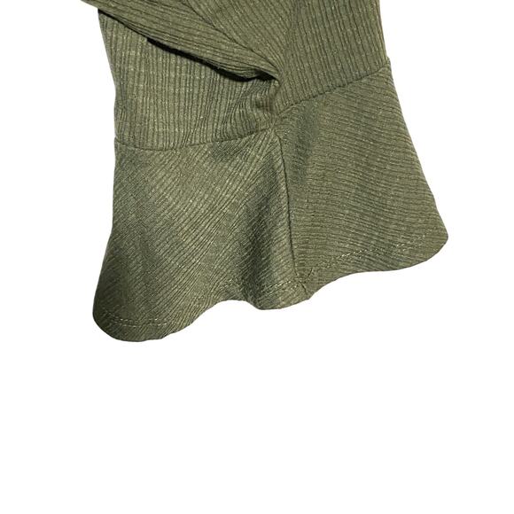 Fred David Womens Plus 2X Tie Neck Bell Sleeves Flowy Hippie Retro Casual Boho - Picture 5 of 8